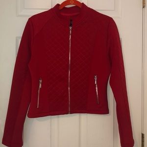 Red jacket